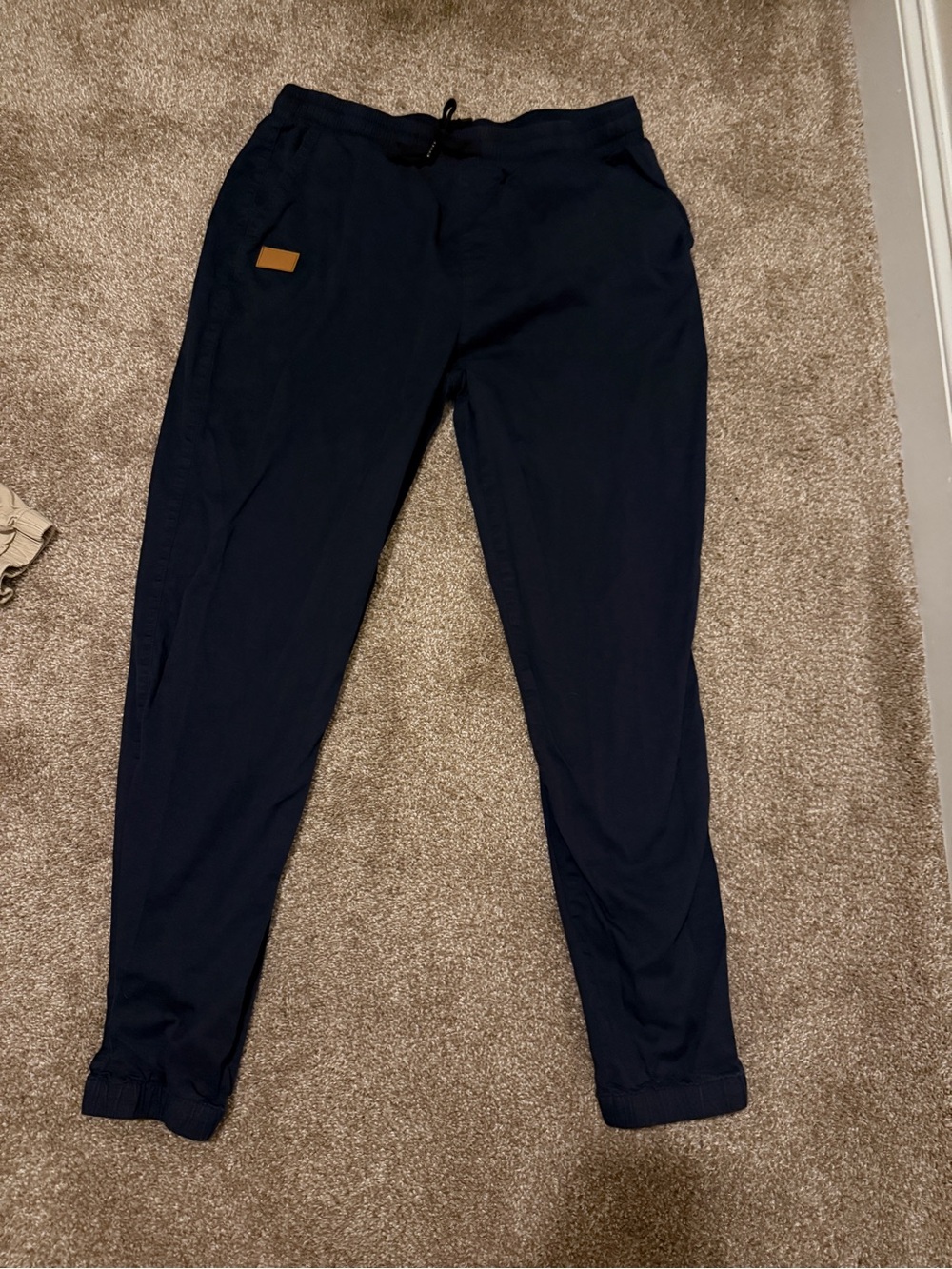 Navy Jogger Chino Pants - Comfortable Everyday Wear